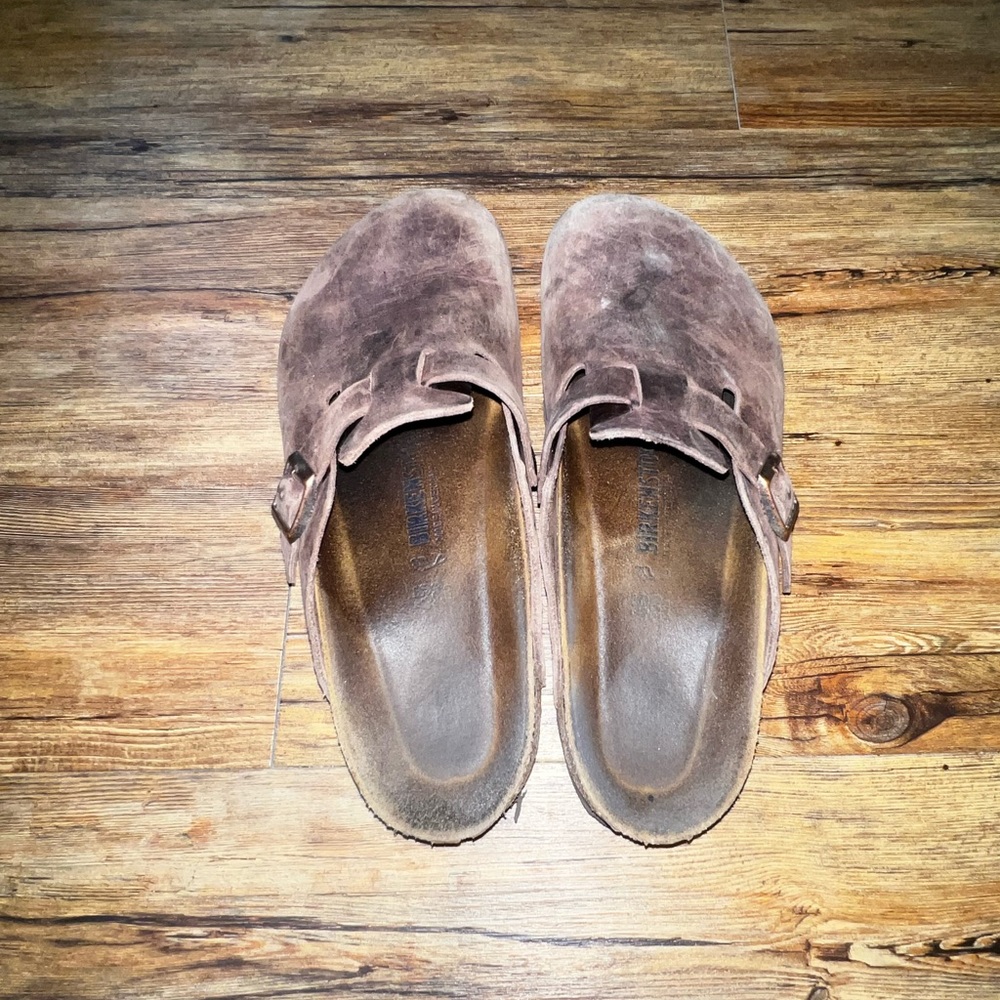 Mens Birkenstock Boston Oiled Leather Clog
